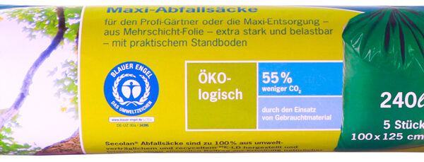 Secolan Maxi-afvalzak, groen, 240 liter