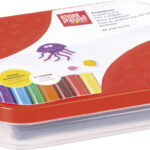 KNORR prandell kinder-kneedklei schooldoos, 14-delig, 340 g