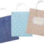 folia papieren zakken HOTFOIL, kraftpapier, 120 x 55 x 150 mm