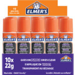 ELMER'S lijmstift Disappearing Purple, 22 g, 10 stuks in box