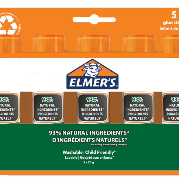 ELMER'S lijmstift Pure Glue, 20 g, 5 in blister