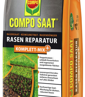 COMPO zaad gazon reparatie complete mix+, 4 kg voor 20 m2