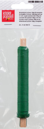 KNORR prandell wikkeldraad, 100 g, mosgroen