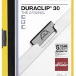 Durable Klemmap 2200 30 vel A4 geel