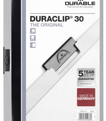 Durable Klemmap 2200 30 vel A4 grijs