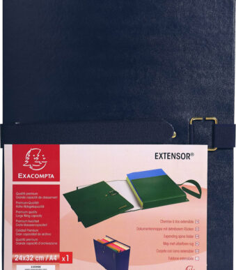 EXACOMPTA documentenmap EXTENSOR, DIN A4, blauw