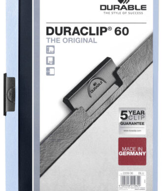 Durable Klemmap 2209 60 vel A4 blauw