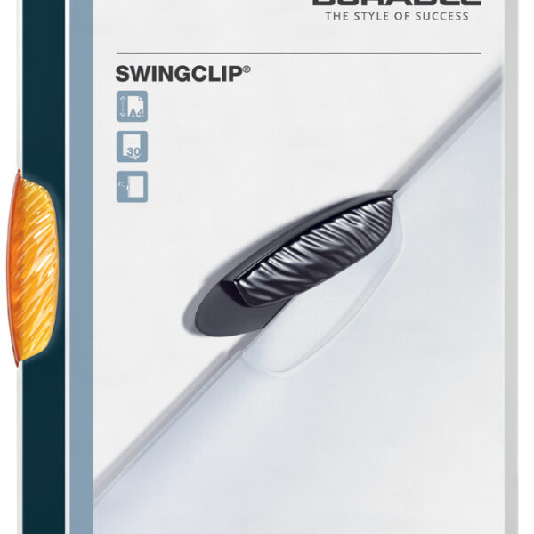 Durable Klemmap Swingclip 2260 30 vel A4 oranje