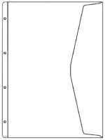 HETZEL documenten-brochurehoes, A4 extra breed, PVC, 0,13 mm