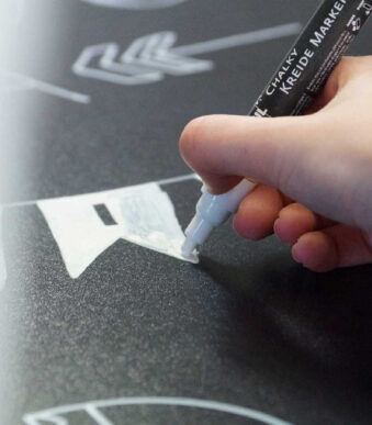 KREUL krijtmarker Chalky, medium, Snow White