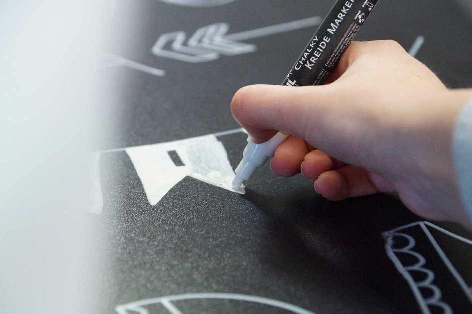 KREUL krijtmarker Chalky, medium, Snow White KREUL krijtmarker Chalky, medium, Snow White