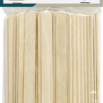 folia houten stokjes 'Naturel', lengte: 114 mm, naturel kleur