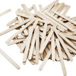 folia houten stokjes, lengte: 114, naturel kleur