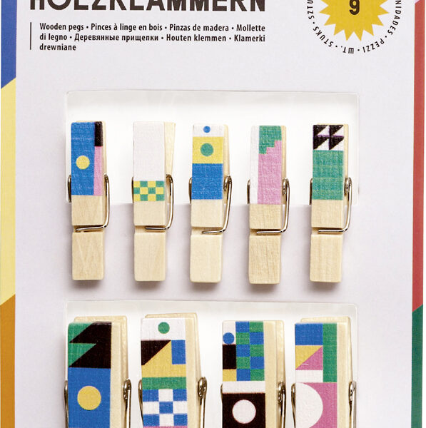 folia houten klemmen met opdruk 'All year III'