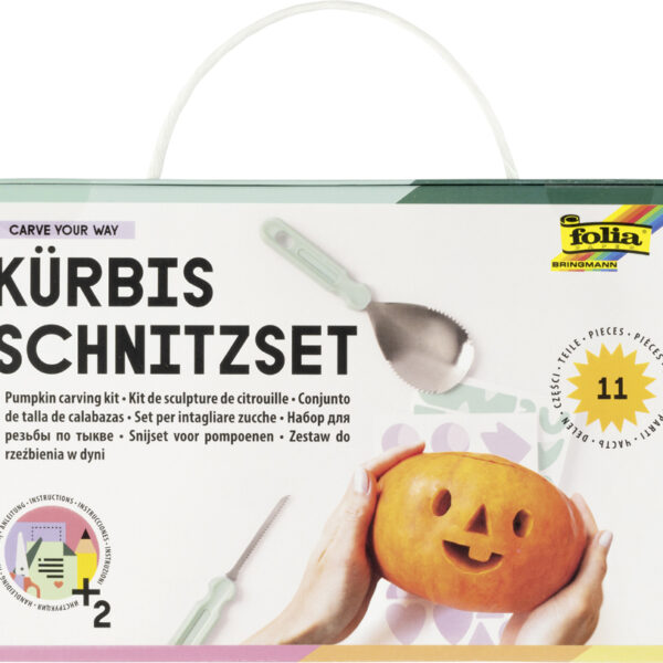 folia set voor pompoensnijwerk CARVE YOUR WAY, 11-delig