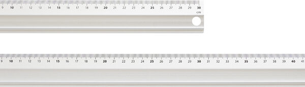 folia metalen liniaal, van aluminium, 500 mm