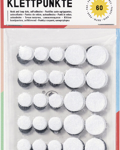 folia lijmpunten ´Mini´, 10 en 15 mm, zwart en wit