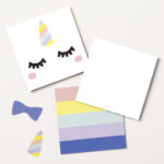 folia DIY memokaarten blanco, 60 x 60 mm, wit