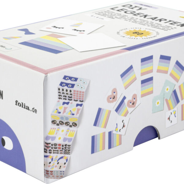 folia DIY memokaarten blanco, 60 x 60 mm, wit