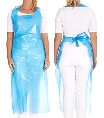 HYGONORM LDPE-eenmalig schort, 33 my, gepreegd, wit, (L)1.400 mm