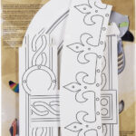 folia set kinderhoedjes 'Avontuur', van karton, wit