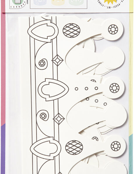 folia kinderkronen, van karton, verschillende modellen assorti