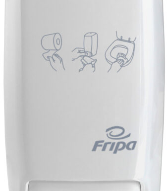 Fripa WC-bril desinfectiemiddel dispenser, kunststof, wit