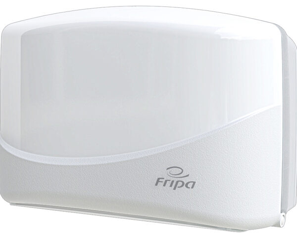 Fripa papierenhanddoek-dispenser, klein, kunststof, wit