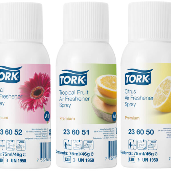 TORK luchtverfrisser-spray 'citrusgeur', 75 ml