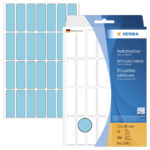 HERMA etiketten, 13 x 40 mm, blauw, permanent, handschrift