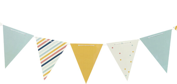 folia vaantjesslinger ´Mix & Match´, van motiefkarton, 14 wimpels