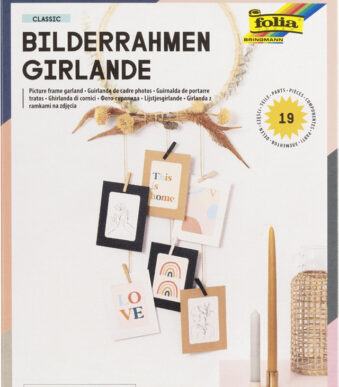 folia guirlande van fotolijstjes, 19-delig