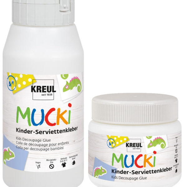 KREUL servettenlijm voor kinderen 'MUCKI', 150 ml