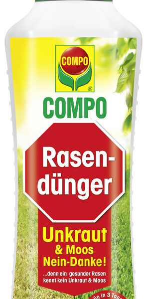 COMPO gazonmeststof onkruid en mos - nee, dank je, 1,3 liter