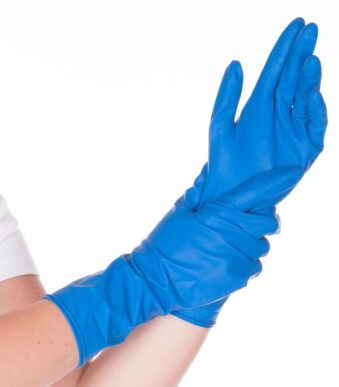 HYGOSTAR handschoen voor chemische bescherming High Risk, blauw, XL