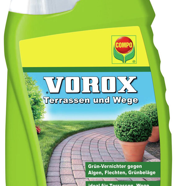 COMPO VOROX terrassen en paden groenvrij, 500 ml fles