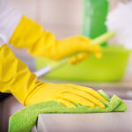 HYGOSTAR universele Latex handschoen 'BETTINA', M, geel