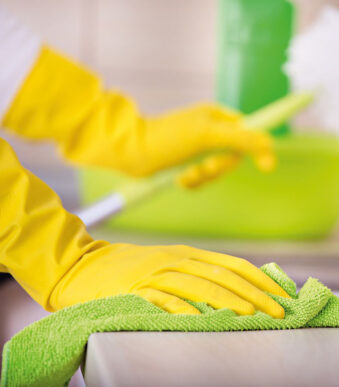 HYGOSTAR universele Latex handschoen 'BETTINA', M, geel