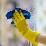 HYGOSTAR universele Latex handschoen 'BETTINA', M, geel