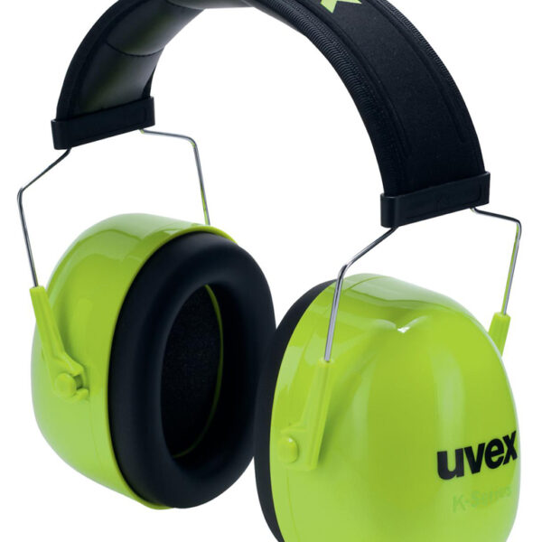 uvex oorkappen K4, neongroen