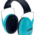 uvex oorkappen K Junior, blauw / zwart