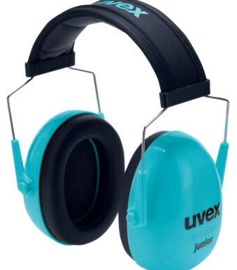 uvex oorkappen K Junior, blauw / zwart