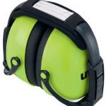 uvex oorkappen K2, opvouwbaar, neongroen