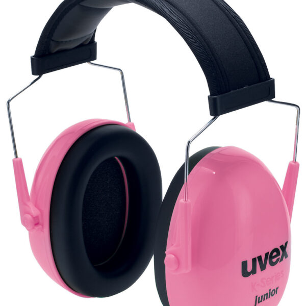 uvex oorkappen K Junior, roze / zwart