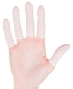 HYGOSTAR Nitril-vingercondoom / vingerling, poedervrij, wit, L