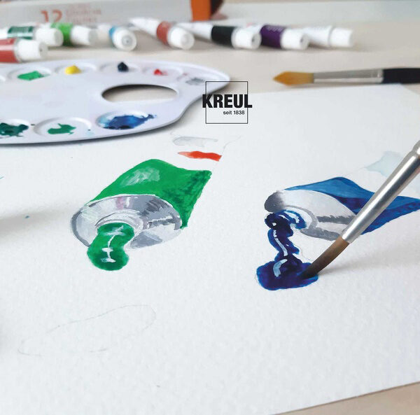 KREUL gouacheverf el Greco, 12 ml, set van 12