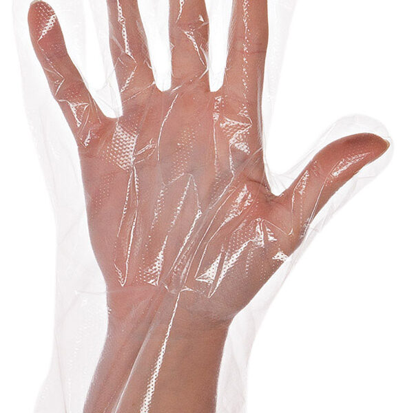 HYGOSTAR LDPE-handschoen POLYCLASSIC SOFT, L, transparant