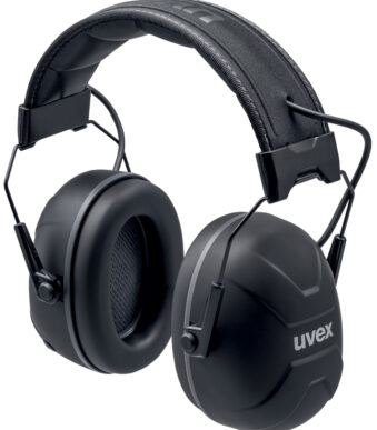 uvex oorkappen aXess one, zwart