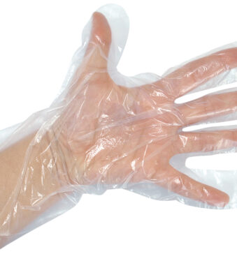 HYGONORM HDPE-handschoen 'POLYCLASSIC STRONG', L, transparant