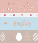 folia Deko-tape Washi-tape 'HOTFOIL VOORJAAR II', 4 stuks